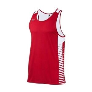 Mizuno Men's Team Tank Size L Red/White NWT